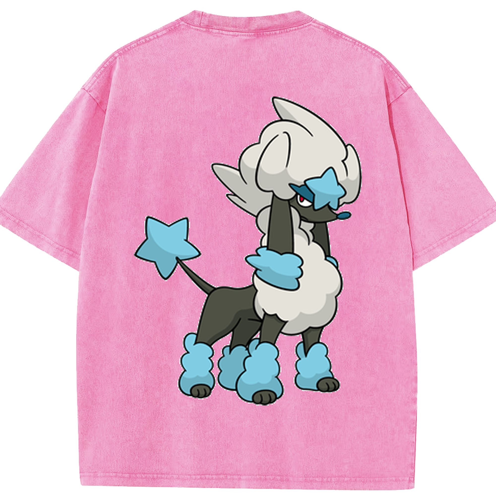 （画像用） ポケットモンスター Pokémon 綿100% ヴィンテージ風 半袖Tシャツ（背面プリント）